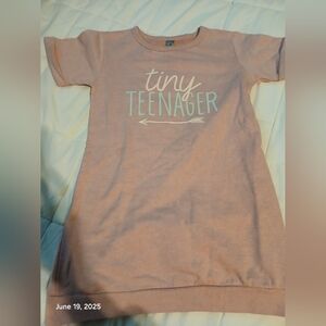 Tiny Teenager Peach Kids Shirt